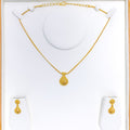 Reflective Chic Drop Necklace Set