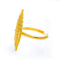 Stunning Elongated 22k Gold Ring