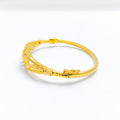 Posh Sparkling 22k Gold Bangle Bracelet
