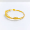 Versatile Contemporary 22k Gold Bangle Bracelet