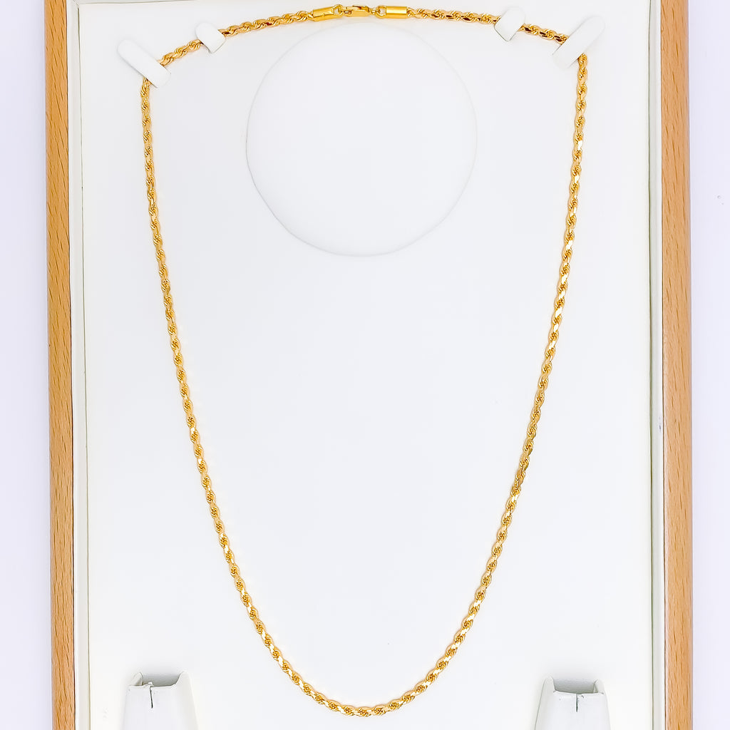 Dazzling Ethereal Fancy Rope Chain - 24