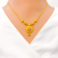 22k-gold-graceful-paisley-dome-necklace-set