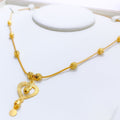 Radiant Heart 22k Gold Necklace