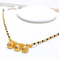 Exclusive Triple Dome Thali 22k Gold Mangalsutra