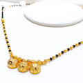 Evergreen Three Thali 22k Gold Mangalsutra