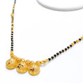 Refined Triple Star Thali 22k Gold Mangalsutra