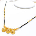 Refined Triple Star Thali 22k Gold Mangalsutra