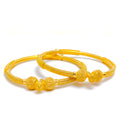 Traditional Dressy 22k Gold Pipe Bangles