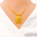 22k-gold-shimmering-triple-layer-chandelier-necklace-set