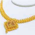 Delicate Delightful 22k Gold Mango Mala Necklace