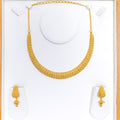 22k-gold-Unique Stunning Chequered Choker Set