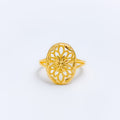 Fancy Intricate Flower Ring