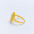 Radiant Round Mesh Ring