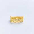 Lightweight Interlaced 22k Gold Ring