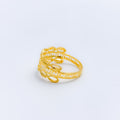 Lightweight Interlaced 22k Gold Ring