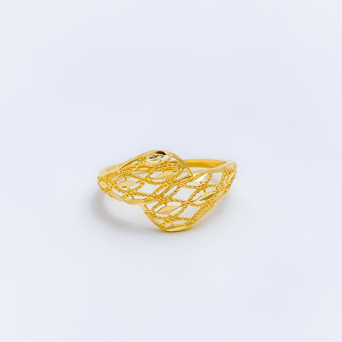 Superlight Jali 22k Gold Ring