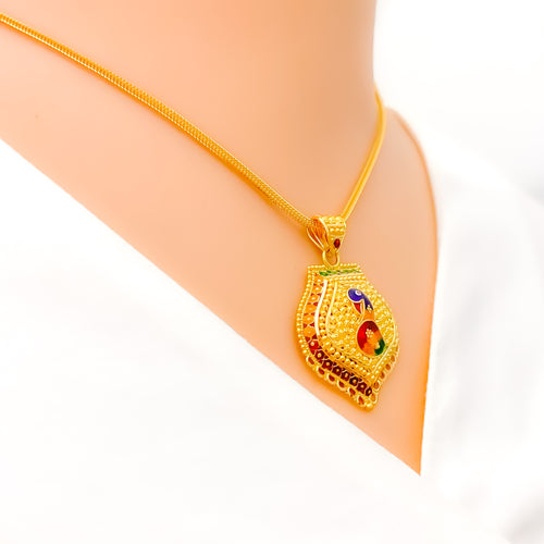 22k-gold-gorgeous-meenakari-pendant-set