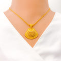 22k-gold-delightful-engraved-pendant-set