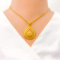 22k-gold-decadent-textured-pendant-set