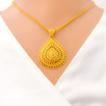 22k-gold-decadent-textured-pendant-set