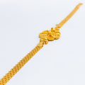 Exclusive Reflective Flower 22k Gold Bracelet