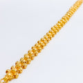 Bold Interlinked Ball 22k Gold Bracelet