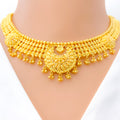 22k-gold-Charming Chand Choker Necklace Set