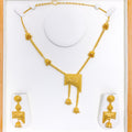 Exclusive Hanging Chandelier Necklace Set