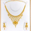 Iconic Draped Chandelier Necklace Set