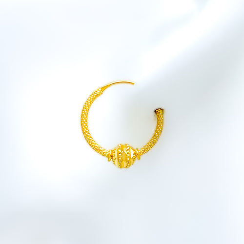 22k-gold-Lavish Textured Orb Bali