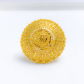 Posh Dome 22k Gold Statement Ring