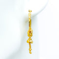 22k-gold-Attractive Textured Bead Bali