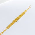 Stylish Marquise Motif 22k Gold Bracelet