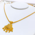 Upscale Traditional 22k Gold Pendant w/ Tassel