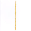 22k-gold-Ritzy Cuban Link Everyday Men's Bracelet