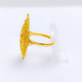 Bold Mesh Marquise Ring