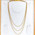 22k-gold-Mod Dazzling rope Chain - 22"