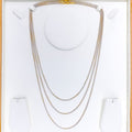 22k-gold-Posh Sparkling Hollow Chain - 22"