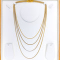 22k-gold-Bright Radiant Two-Tone Symmetrical Chain - 16"
