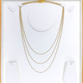 22k-gold-Upscale Shimmering Chic Chain - 18"