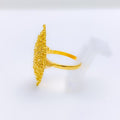 Reflective Elongated Marquise Ring