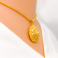 22k-gold-Upscale Smooth Finish Mandala Pendant