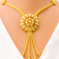 22k-gold-radiant-floral-dome-necklace-set