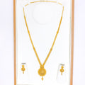 22k-gold-Royal Dome Flower Necklace Set