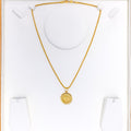 22k-gold-Graceful Classic Coin Pendant 