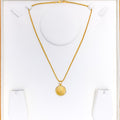 22k-gold-Stately Elegant Coin Pendant