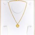 22k-gold-Elegant Ritzy Coin Pendant