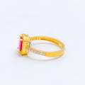 stunning-fuchsia-cz-solitaire-gold-ring