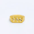 Bright Reflective 22k Gold Men's Ring