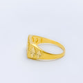 Bright Reflective 22k Gold Men's Ring